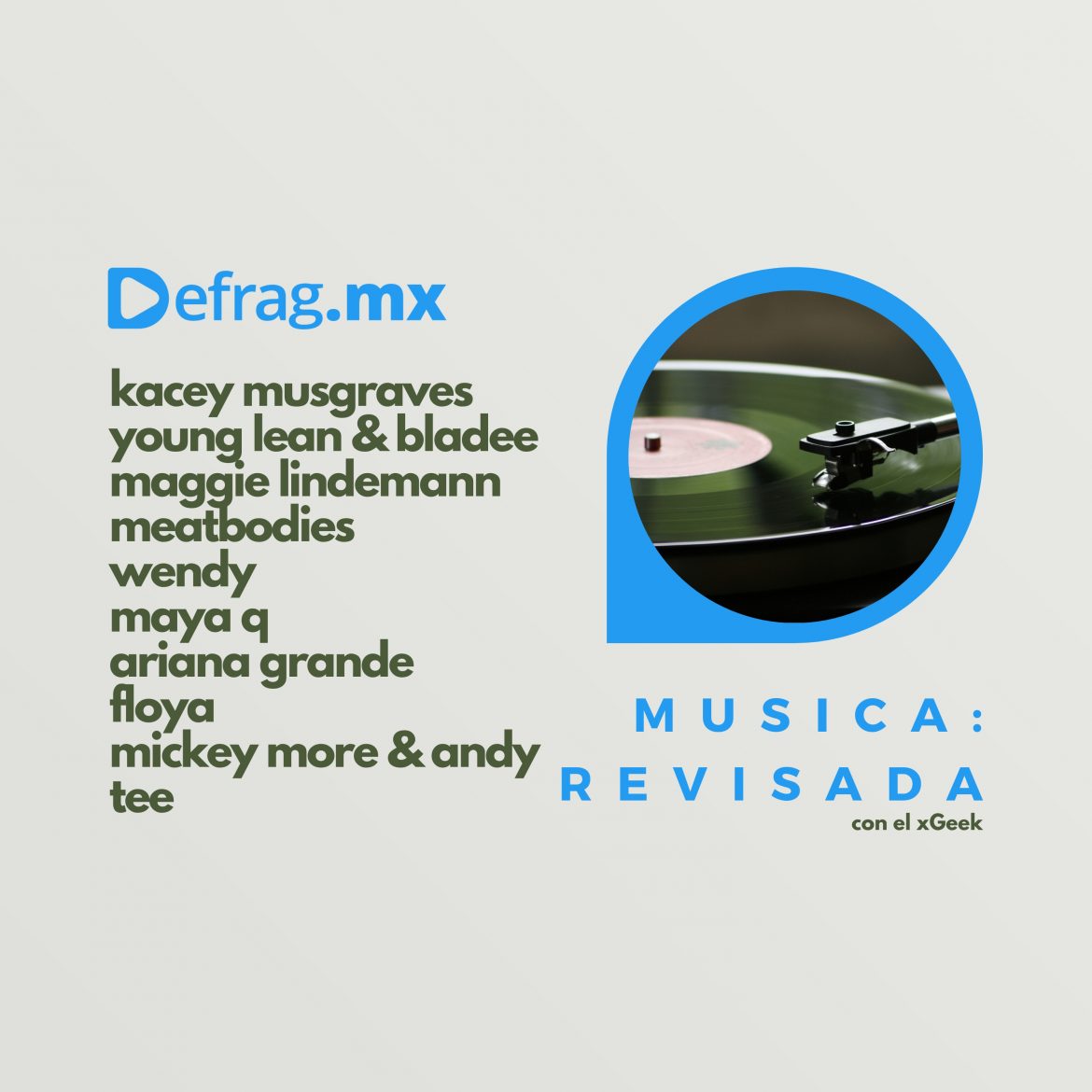 Defrag.mx Podcast Música Revisada ・Kacey Musgraves ・ Maggie Lindemann ・ WENDY ・ FLOYA